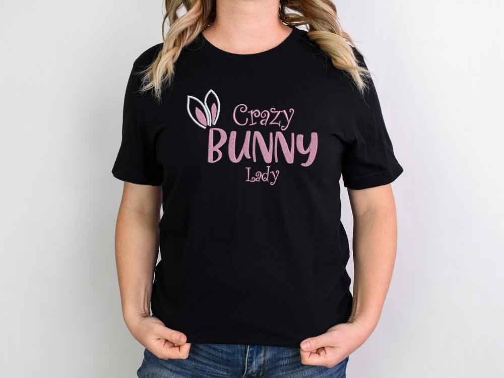  Bunny Outfit Rabbit Owners Level Of Crazy Bunny People Long  Sleeve T-Shirt : Clothing, Shoes & Jewelry